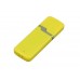 Флешка промо прямоугольной формы c оригинальным колпачком, 32 Гб, желтый