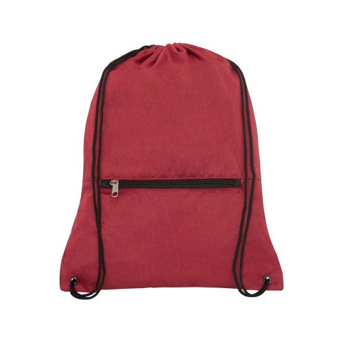 Складной рюкзак со шнурком Hoss, heather dark red