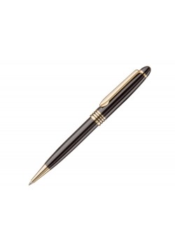 Металлическая шариковая ручка CLASSICO M с зеркальной гравировкой, черный