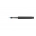 Капиллярная ручка в корпусе из переработанного материала rPET RECYCLED PET PEN PRO FL, черный с голубыми чернилами