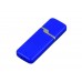 Флешка промо прямоугольной формы c оригинальным колпачком, 4 Гб, синий