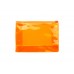 Косметичка CARIBU из прозрачного ПВХ с герметичным замком, апельсин