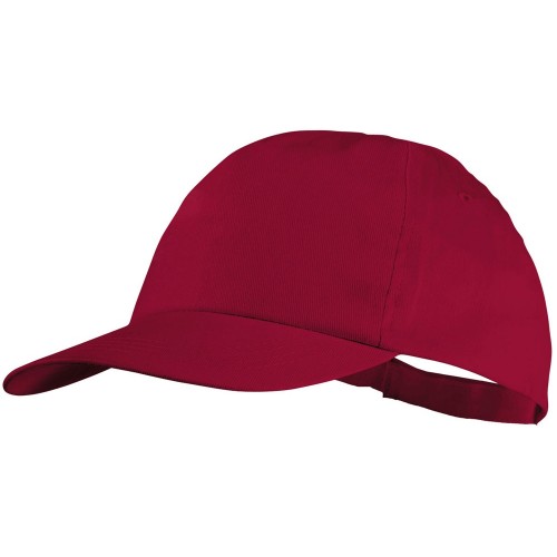 Бейсболка Basic, 5-ти панельная, красный