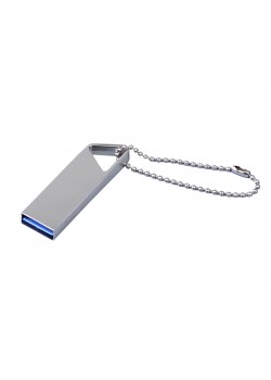 USB 2.0-флешка на 128 Гб с мини чипом, компактный дизайн, отверстие треугольной формы для цепочки