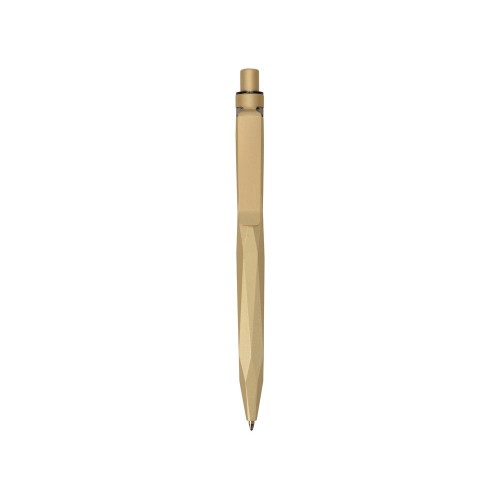 Ручка пластиковая c минералами шариковая Prodir QS20 PQS-S Stone, золотой