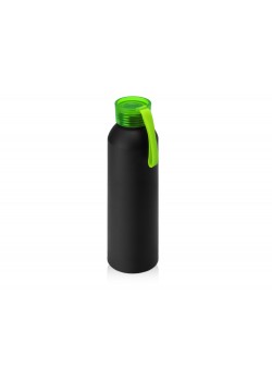 Бутылка для воды Joli, алюминий, черный/зеленое яблоко