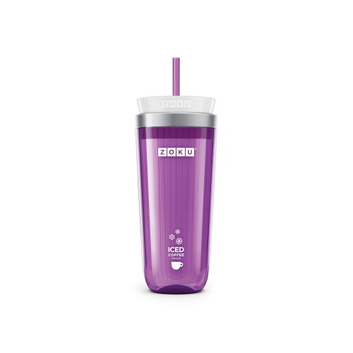 Стакан для охлаждения напитков Iced Coffee Maker фиолетовый