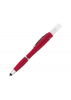 Ручка-стилус шариковая FARBER с распылителем, красный