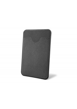 Чехол-картхолдер Favor на клеевой основе на телефон для пластиковых карт и и карт доступа, серый