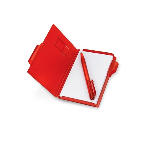 Записная книжка Альманах с ручкой, красный