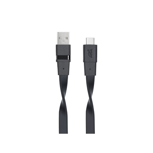 Кабель USB Type C 3.0 – Type A 1.2м BK12, черный