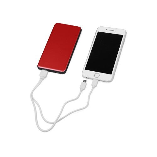 Портативное зарядное устройство Shell Pro, 10000 mAh, красный/черный