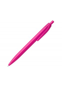 Ручка пластиковая шариковая STIX, черные чернила, фуксия