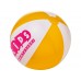 Непрозрачный пляжный мяч Bora, желтый/белый