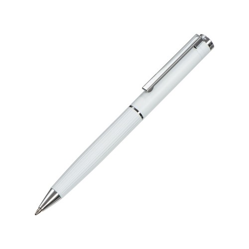 Шариковая металлическая ручка с анодированным слоем Monarch, белая