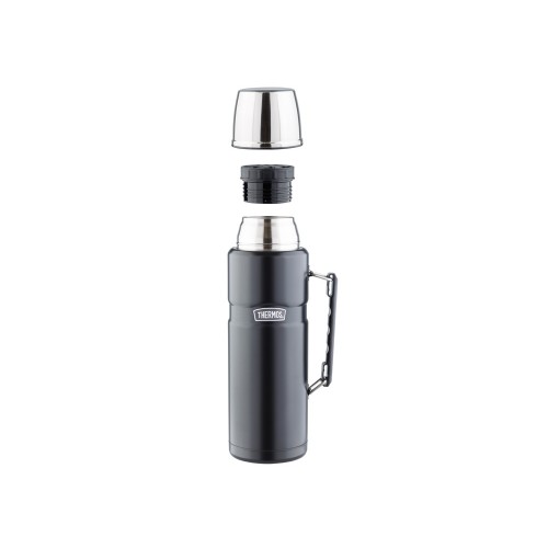 Термос со стальной колбой тм THERMOS SK 2010 Matte Black 1.2L, черный