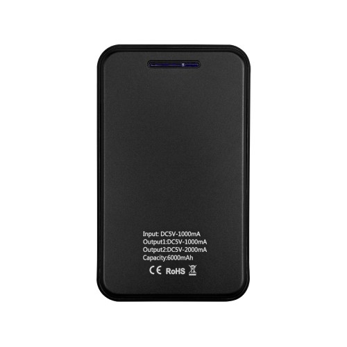 Портативное зарядное устройство Солар, 6000 mAh