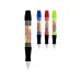 Королевская шариковая ручка со светодиодами и скрепками, черный