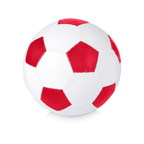 Футбольный мяч Curve, красный/белый