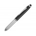 Ручка-стилус шариковая Xenon, черный/серебристый, черные чернила
