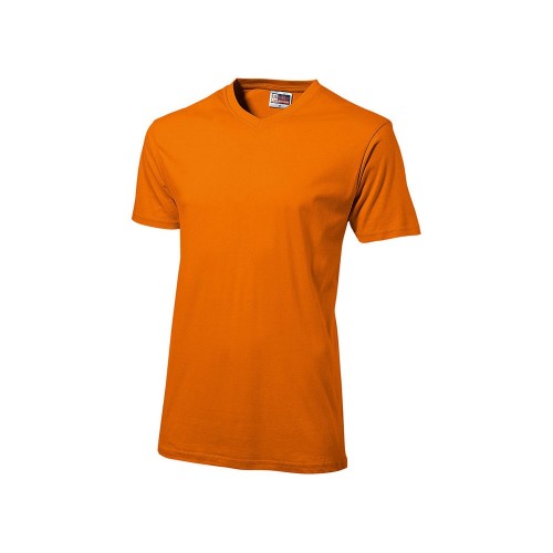Футболка Heavy Super Club мужская с V-образным вырезом, оранжевый