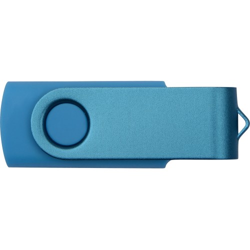 Флеш-карта USB 2.0 8 Gb Квебек Solid, голубой