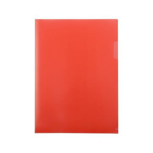 Папка- уголок, для формата А4, плотность 180 мкм, красный