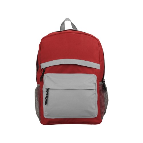 Рюкзак Универсальный (красная спинка), красный/серый