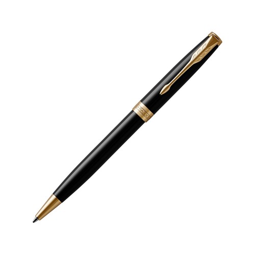 Ручка шариковая Parker Sonnet Core Black Lacquer GT, черный/золотистый