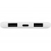 Внешний аккумулятор Powerbank C1, 5000 mAh, белый