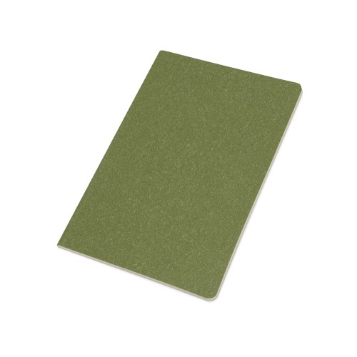 Блокнот А5 Snow из переработанного картона, зеленый
