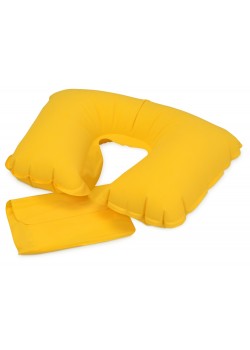 Подушка надувная под голову в чехле