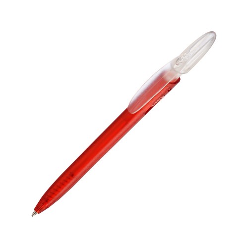 Шариковая ручка Rico Bright, красный/прозрачный