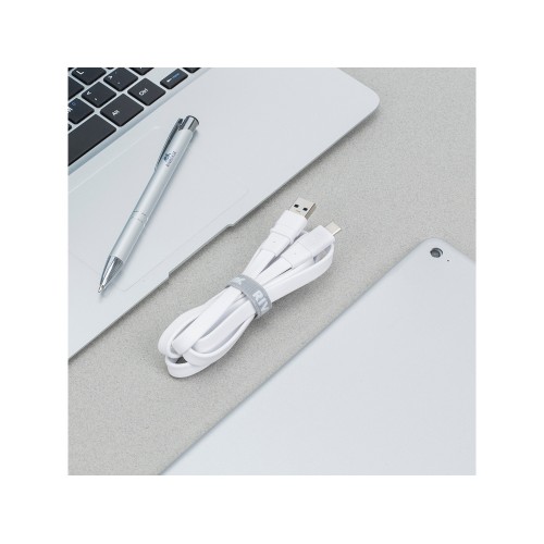 Кабель USB Type C 3.0 – Type A 1.2м WT12, белый