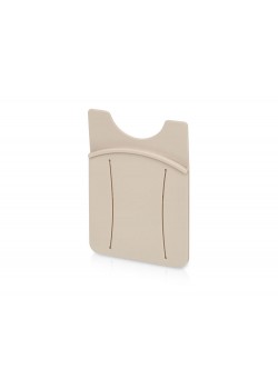 Картхолдер для телефона с держателем Trighold, бежевый