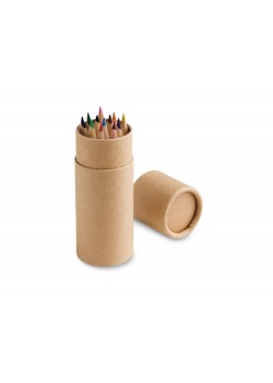 CYLINDER. Коробка с 12 цветными карандашами, Натуральный