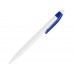 Ручка пластиковая шариковая HINDRES, белый/королевский синий