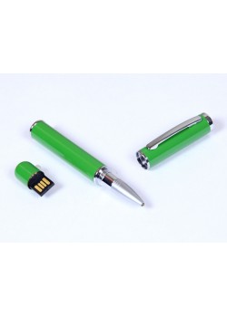 USB-флешка на 64 ГБ в виде ручки с мини чипом, зеленый