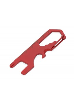Мультиинструмент Carabiner, красный
