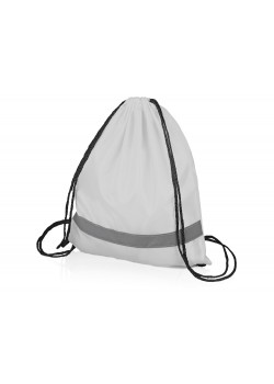 Рюкзак Россел, белый с черными шнурками