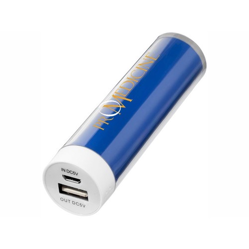 Портативное зарядное устройство Dash, 2200 мА/ч, ярко-синий