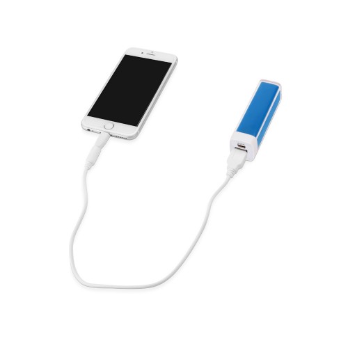 Портативное зарядное устройство Ангра, 2200 mAh, голубой
