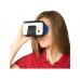 Складные силиконовые очки виртуальной реальности, ярко-синий/черный