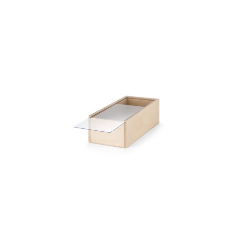 Деревянная коробка BOXIE CLEAR M, натуральный светлый
