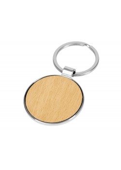 Брелок из бамбука круглой формы, Circle