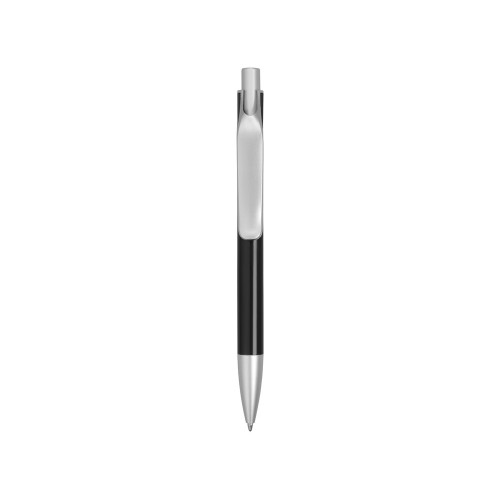 Ручка металлическая шариковая Large, черный/серебристый