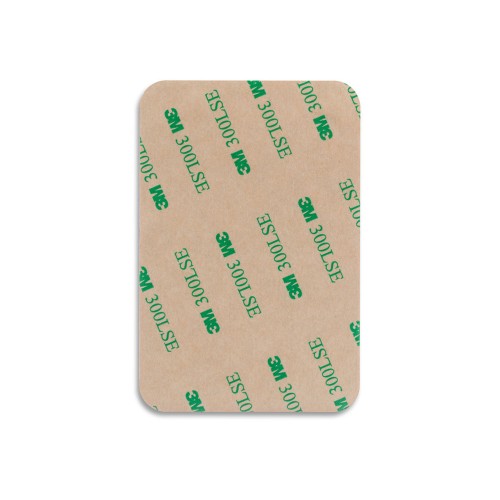 Чехол-картхолдер Favor на клеевой основе на телефон для пластиковых карт и и карт доступа, серый