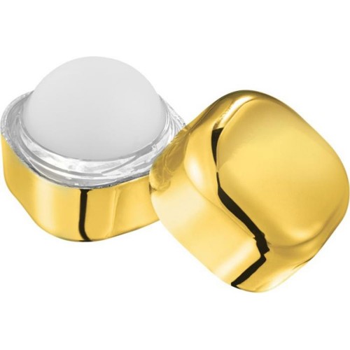 Гигиеническая помада для губ Rolli в металлическом солнцезащитном кубе, золотистый