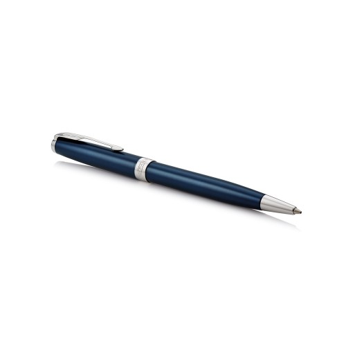 Ручка шариковая Parker Sonnet Core Subtle Blue CT, синий/серебристый