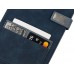 Бизнес блокнот А5 Freya с клапаном и карманом для визиток, твердая обложка, 128 листов, синий и темно